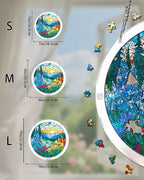 Acrylic Jigsaw Puzzle Suncatcher - Dawn Blossom Sea