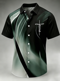 Men's Faith Cross Printed Casual Shirt