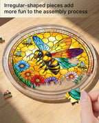 Acrylic Jigsaw Puzzle Suncatcher - Sunshine Bee