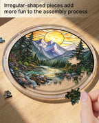 Acrylic Jigsaw Puzzle Suncatcher - Golden Valley