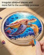 Acrylic Jigsaw Puzzle Suncatcher - Starsea Turtle