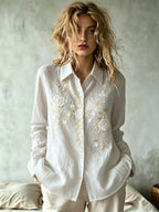 Women'S Casual Floral Faith Print Top