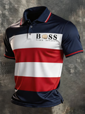 Men's business style polo shirt