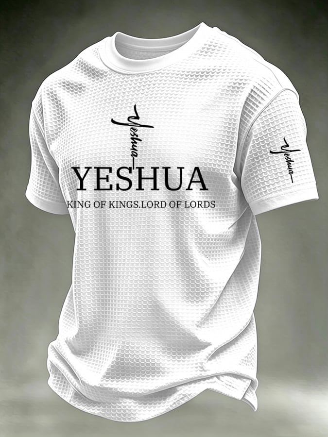 Men's ���Faith��� waffle knit T-shirts