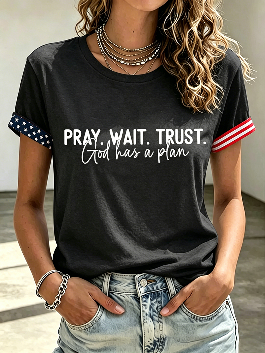 250Th Anniversary Commemorative Faith Printed Round Neck Top In The United States