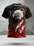 Men's Faith Print Casual T-Shirt