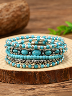 Vintage Western Bohemian Turquoise Bracelet