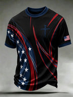 Men's Faith Casual Printed T-Shirt