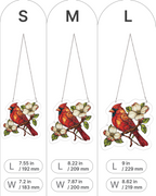 Acrylic Jigsaw Puzzle Suncatcher - Magnolia Cardinal