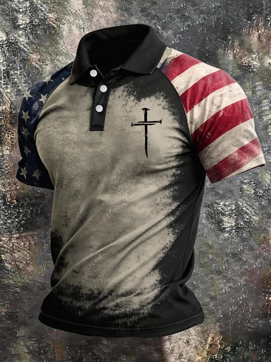 Men'S Faith Printed Casual Top