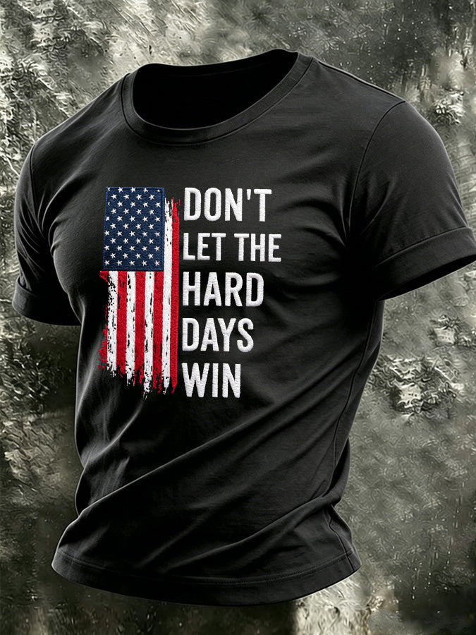 Men'S Faith  Flag Commemorative T-Shirt