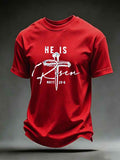 Men'S American Flag Cross Printed Short Sleeve T-Shirt