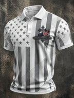 Men's 250th Anniversary Print Short-sleeve Polo Shirt