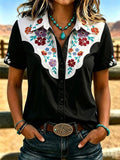Women's Retro Vintage Western Style Shirt