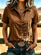 Women's Western Style Faith Shirt