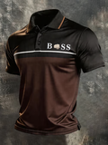 Men's business style polo shirt