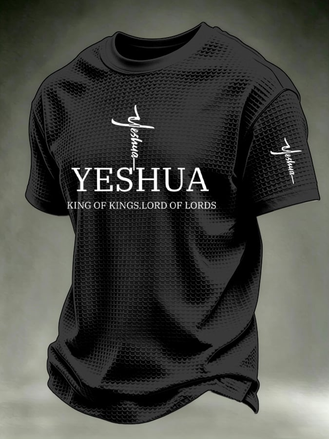 Men's ���Faith��� waffle knit T-shirts
