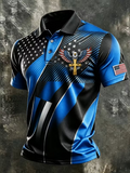 Men'S Retro Cross 250Th Anniversary Edition Short Sleeve Polo Shirt