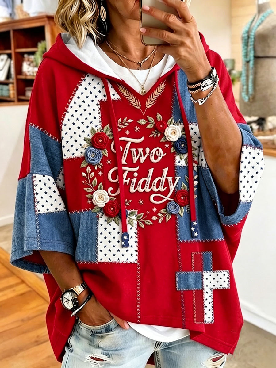 Women'S Two Fiddy Hooded Casual Hoodie
