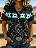 Women's Casual Retro Western Shirt