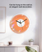 DIY Acrylic Puzzle Clock Kit - Vibrant Orange