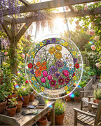 Acrylic Jigsaw Puzzle Suncatcher - Spring’s Radiant Promise