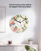 DIY Acrylic Puzzle Clock Kit - Pink White Roses