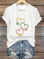 Women'S Dog Paw Print T-shirt