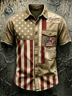Men'S 250Th Anniversary National Paw Prints Faith Print  Shirt