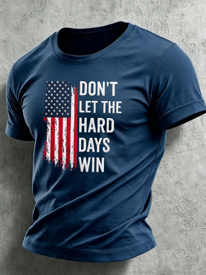 Men'S Faith  Flag Commemorative T-Shirt