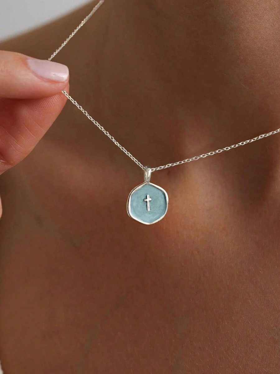 Women'S Faith Irregular Circular Versatile Casual Necklace
