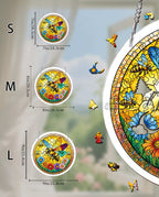 Acrylic Jigsaw Puzzle Suncatcher - Sunshine Bee