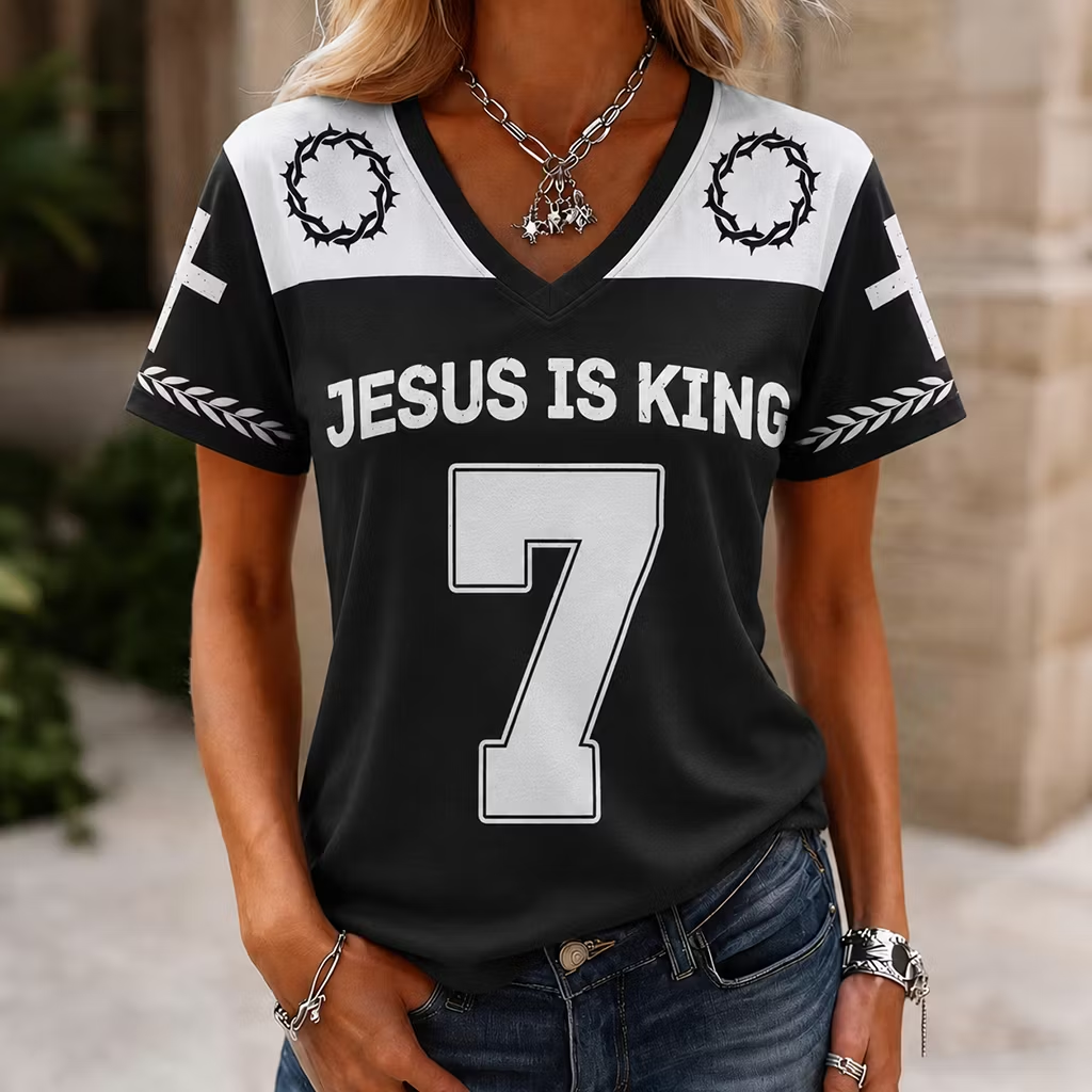 Christian Jesus Faith Casual Printed T-Shirt