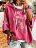 Women's Pink breast cancer Faith Print Hoodie