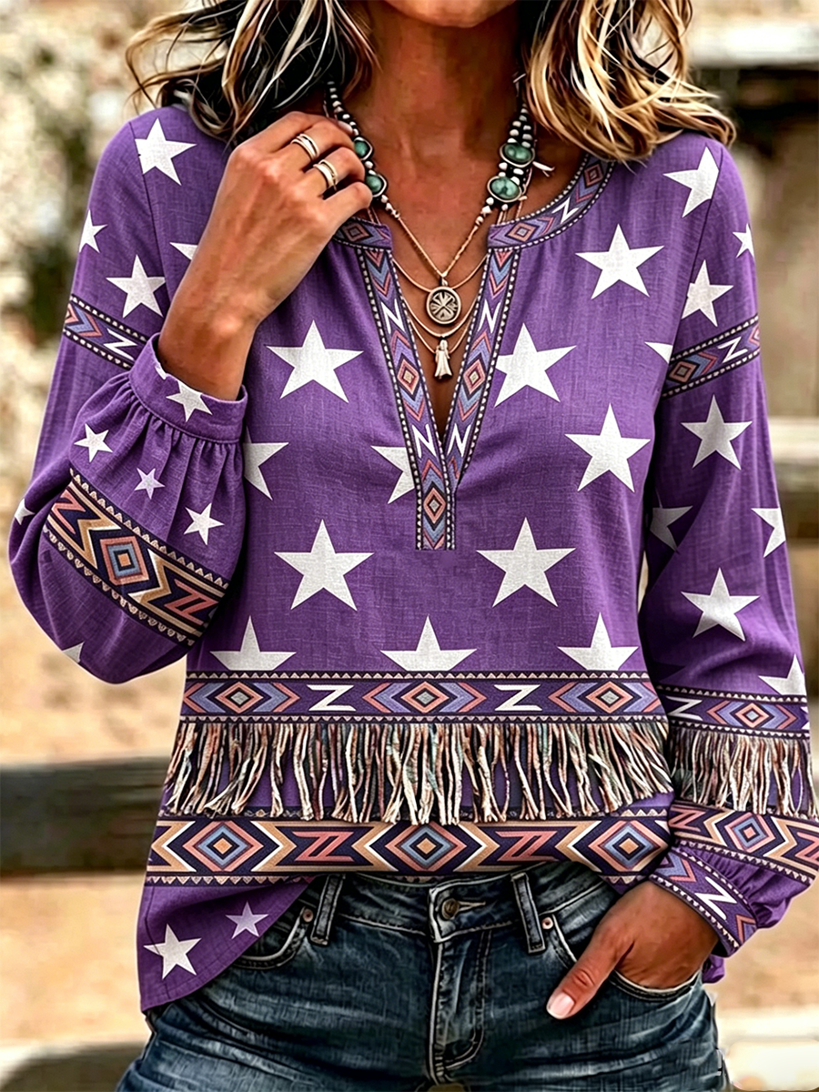 Women'S Floral Printed Top