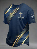 Men'S Jesus Road Truth Life Short Sleeved T-Shirt