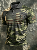 Men's American 250th Anniversary Faith Printed Polo Shirt