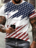 Men's Faith America 250th Anniversary Art Print Casual T-Shirt