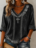 Women's Faith Cross Casual T-shirt