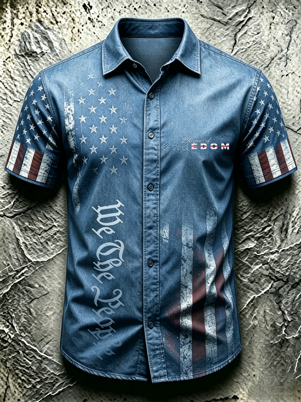 250Th Anniversary Commemorative Faith Printed Round Neck Top In The United States