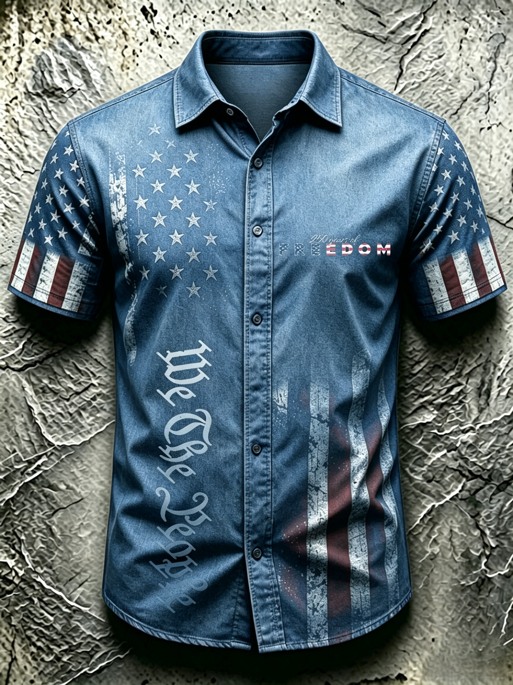 250Th Anniversary Commemorative Faith Printed Round Neck Top In The United States