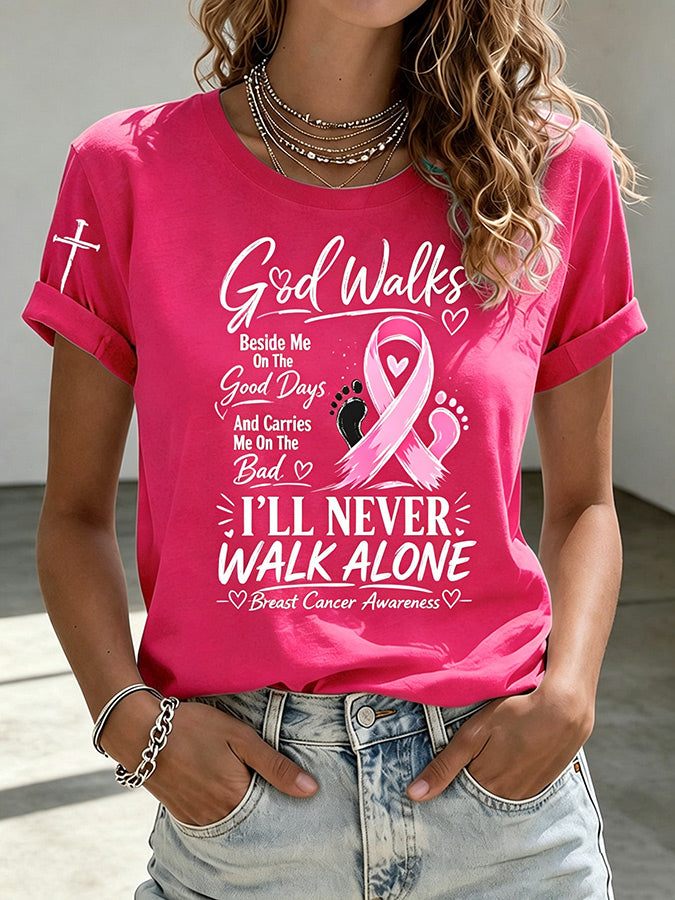 Women'S Breast Cancer Faith T-Shirt