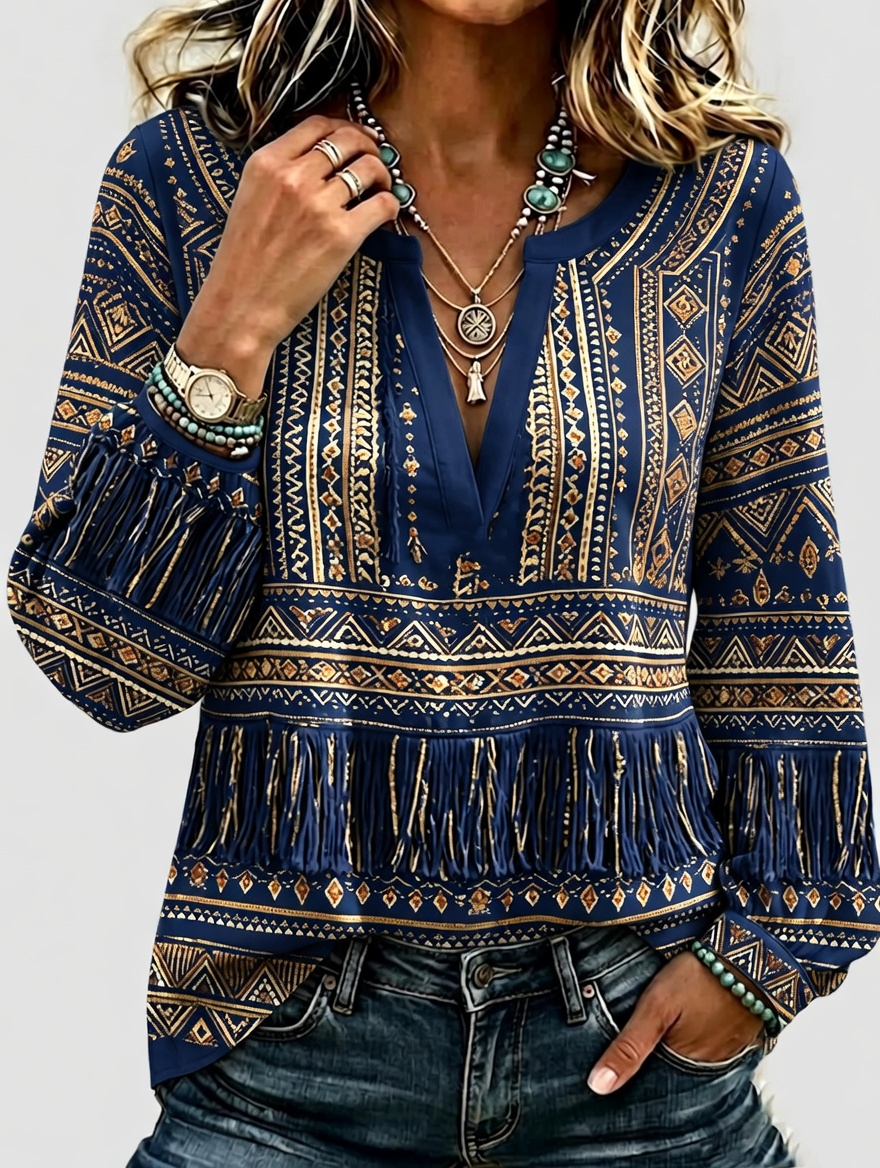 Women'S Floral Printed Top