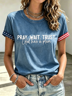 250Th Anniversary Commemorative Faith Printed Round Neck Top In The United States