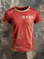 Men'S Business logo printed T-Shirt
