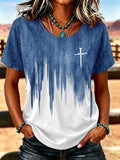 Women'S Faith Printed Casual T-Shirt