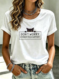 Cute Cat Claw Printed Casual T-Shirt
