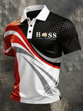 Men's business style polo shirt