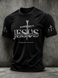 Men's Faith Printed Casual T-shirt