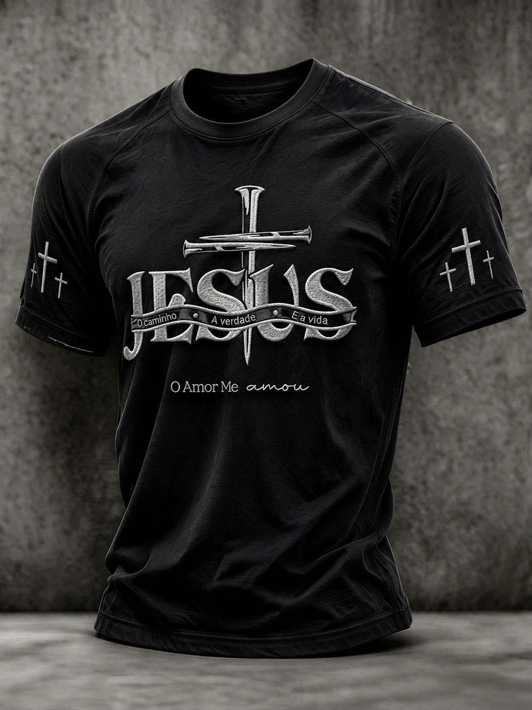 Men's Faith Printed Casual T-shirt
